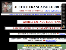Tablet Screenshot of lamafiajudiciaire.org